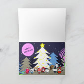 休日の挨拶状-休日夜 シーズンカード (内部)