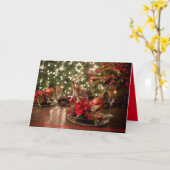 休日の挨拶 カード (黄色い花)