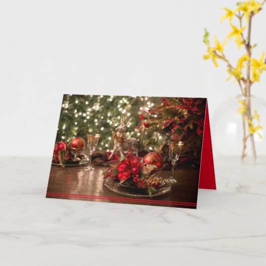 休日の挨拶 カード (黄色い花)