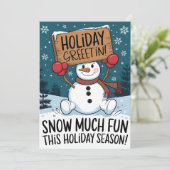 休日の挨拶 – クリスマスカード (スタンド正面)