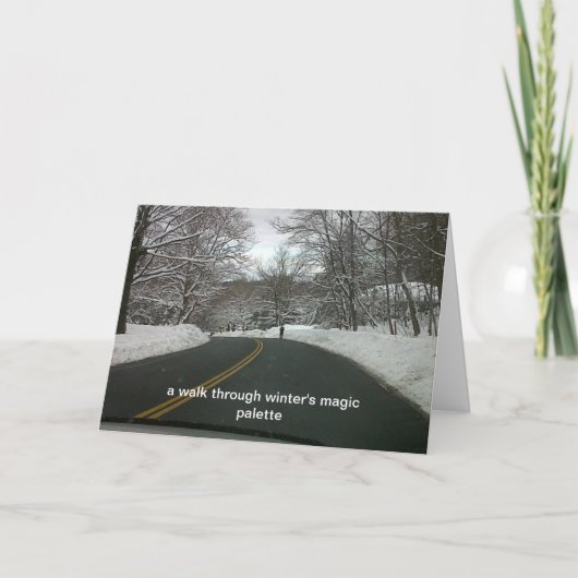 休日の挨拶 シーズンカード (正面)