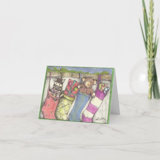 休日の挨拶 シーズンカード (正面)