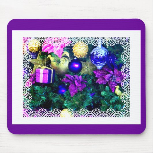 休日の挨拶_ マウスパッド (正面)