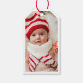 休日の挨拶 | モダンとシンプル写真 ギフトタグ (正面)