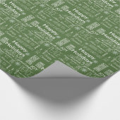 休日の挨拶 ラッピングペーパー (角)