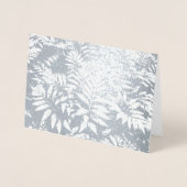 休日の挨拶 箔カード (正面)