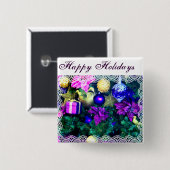 休日の挨拶_ 缶バッジ (正面&裏面)