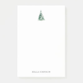休日の文房具クリスマスツリーパーソナライズされた ポストイット