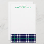 休日の文房具1 便箋 (正面/裏面)