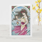 休日の新しいの挨拶状 カード (黄色い花)