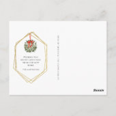 休日の新しいホームのクリスマスアドレスの変更 ポストカード (裏面)