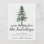 休日の新しいホームの引越し告知 インビテーションポストカード (正面)