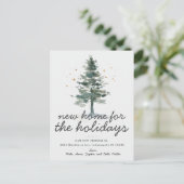 休日の新しいホームの引越し告知 インビテーションポストカード (スタンド正面)