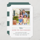 休日の新しいホームの引越し告知 シーズンカード (正面/裏面)