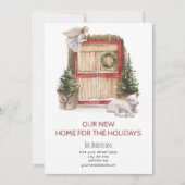 休日の新しいホームの引越し告知 シーズンカード (正面)