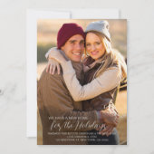 休日の新しいホーム写真の新住所 シーズンカード (正面)