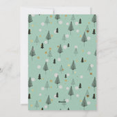 休日の新しいホーム写真の新住所 シーズンカード (裏面)