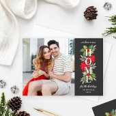 休日の新しいホーム灰色の写真の移動 シーズンカード