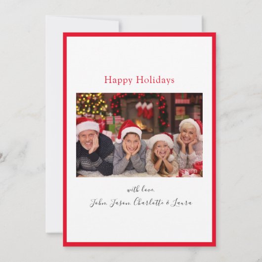 休日の新しいホーム移動 招待状 (裏面)