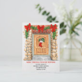 休日の新しい住所の引越し案内はがき シーズンポストカード (スタンド正面)