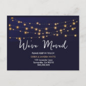 休日の新しい住所カード – 引っ越しましたはがき 案内ポストカード (正面)