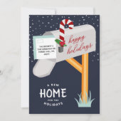 休日の新しい家の引越し発表 シーズンカード (正面)