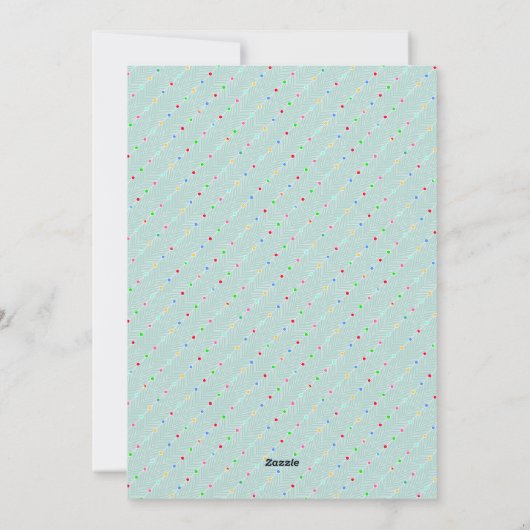 休日の新しい家の引越し発表 シーズンカード (裏面)