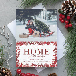 休日の新しい家の引越し発表 シーズンカード