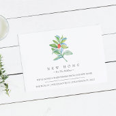 休日の新しい家の引越し発表 ポストカード