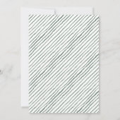 休日の新しい家の引越し発表 案内状 (裏面)