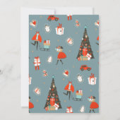 休日の新しい家の引越し発表 案内状 (裏面)