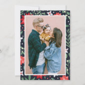 休日の新しい家への引越し発表 招待状 (裏面)