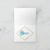 休日の暖かさ サンキューカード (内部)