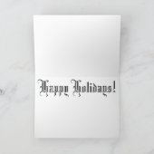 休日の最高の好きなもの シーズンカード (内部)