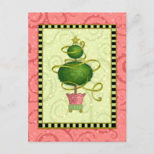 休日の木Iのカード シーズンポストカード (正面)