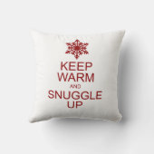 休日の枕の上の暖かく、抱擁保って下さい クッション (裏面)