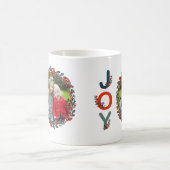 休日の果実のモダンなクリスマスの喜びの写真 コーヒーマグカップ (中央)