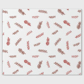 休日の枝のラッピング紙 ラッピングペーパー (フラット)