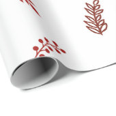 休日の枝のラッピング紙 ラッピングペーパー (ロールコーナー)