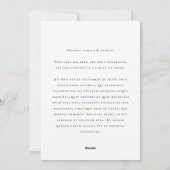 休日の格言赤と青の非写真 シーズンカード (裏面)