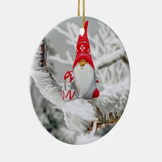 **休日の格言**クリスマスオーナメント セラミックオーナメント (右)