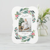 休日の森林写真カード シーズンカード (スタンド正面)