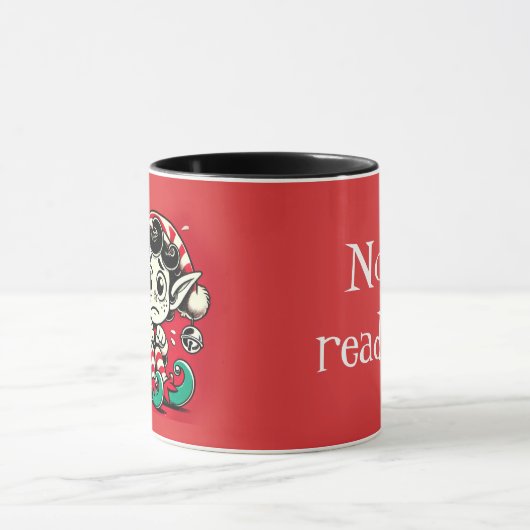 休日の気分：私は準備ができていないと思う マグカップ (中央)