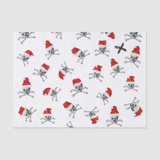 休日の海賊スカル#1 薄葉紙 (正面)