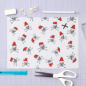 休日の海賊スカル#1 薄葉紙 (クラフト)