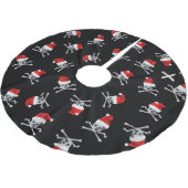 休日の海賊スカル#2 ブラッシュドポリエステルツリースカート (アングル)