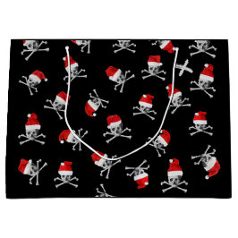 休日の海賊スカル#2 ラージペーパーバッグ