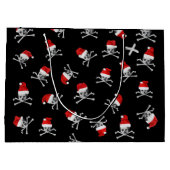 休日の海賊スカル#2 ラージペーパーバッグ (裏面)