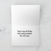 休日の準備楽しむができている シーズンカード (内部)