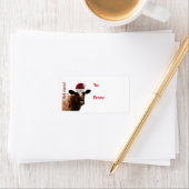 休日の牛のギフトラベル ラベル (インサイチュ)